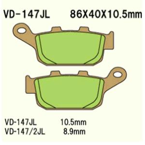 Brake pads VD-147JL (FA140HH)