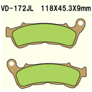 Brake pads VD-172JL (FA388HH)