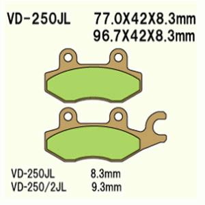 Brake pads VD-250/2JL