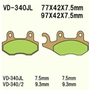 Brake pads VD-340JL