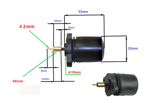 Auto choke 2T Minarelli 50 cc Keeway,Longjia,Sharpy,Zipp SST000003