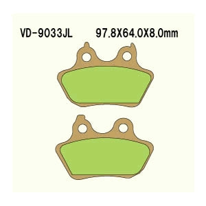 Brake pads VD-9033JL (FA434)