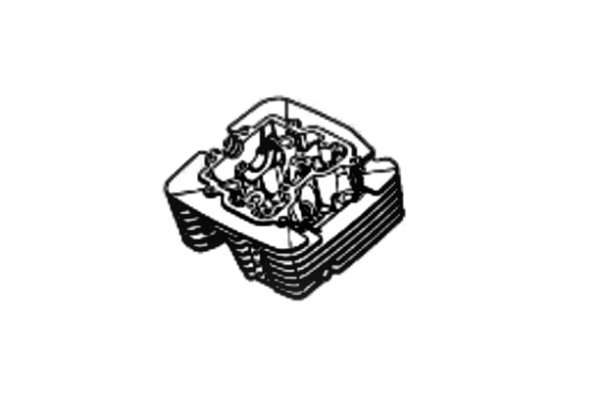 Cylinder head Kymco Maxxer 400, MXU 400, genuine