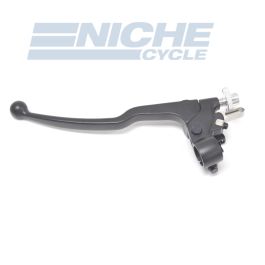 CLUTCH LEVER WITH MOUNT (COMPLETE) SUZUKI GSX-R600/750 96-05, GSX-R1000 01-04, TL1000S 97-01 BLACK (OEM: 57500-44F10/40F00)