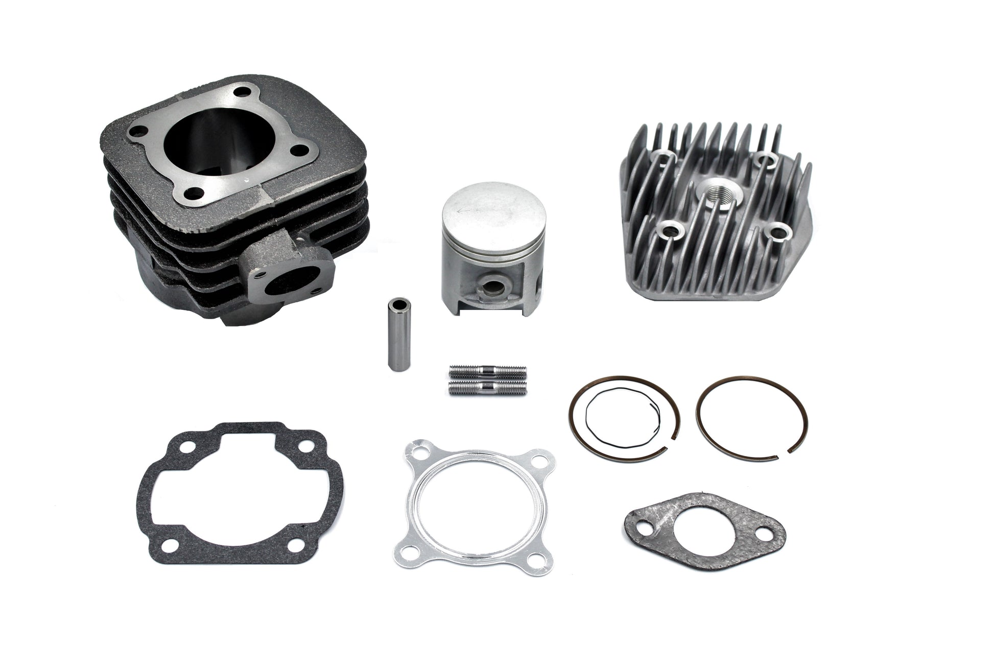 Cast-iron cylinder with head Benelli K2,Yamaha Jog,Aprilia Scarabeo Minarelli horizontal 47 mm 2T