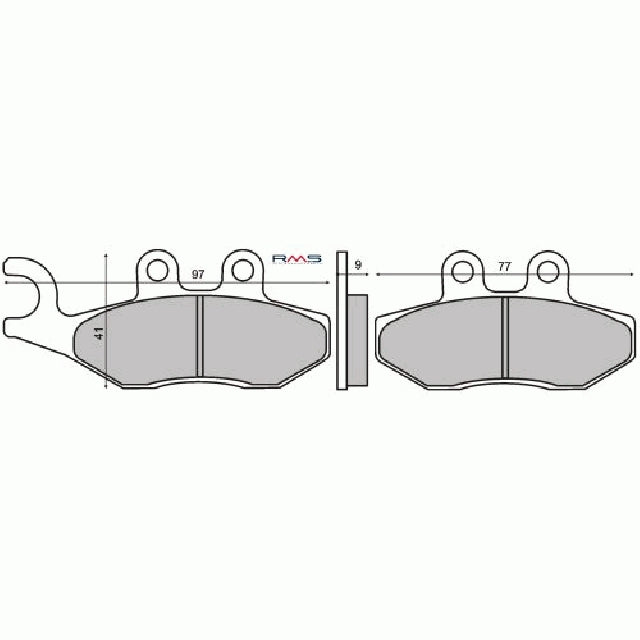 Brake pads Piaggio Beverly 125,200 (VD-983)