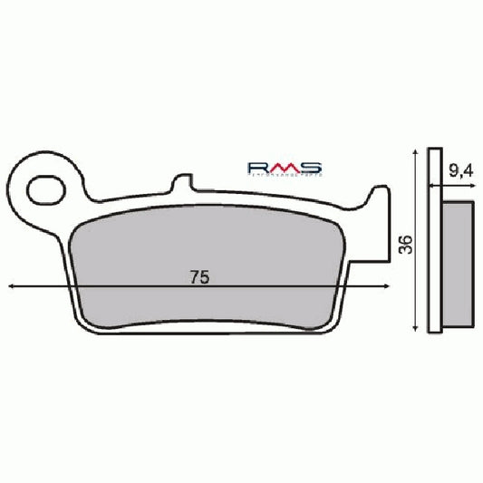 Brake pads Kymco ZX50