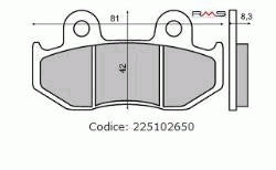 Brake pads Burgman 250,400 rear