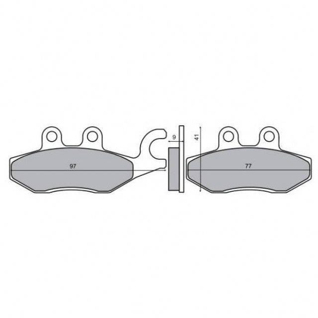 Brake pads Piaggio Beverly 250