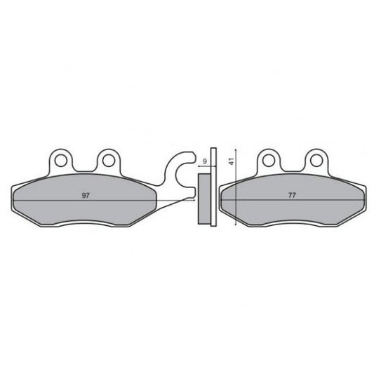 Brake pads Piaggio Beverly 250
