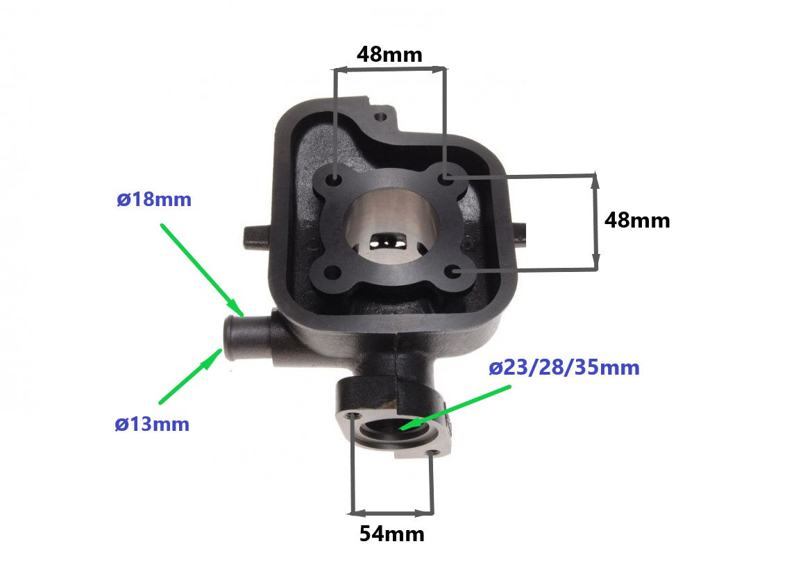 Cast-iron cylinder Peugeot Ludix 47 mm,Jetforce 47 mm 2T