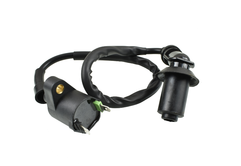 Ignition coil Basic with cap 2T Peugeot,Honda,Kymco 50 cc MZT000288-A