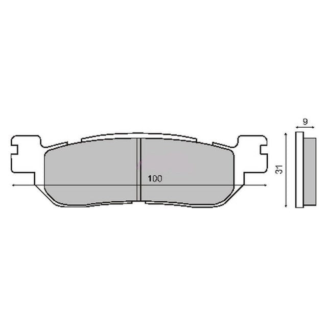 Brake pads Majesty 250 ’99