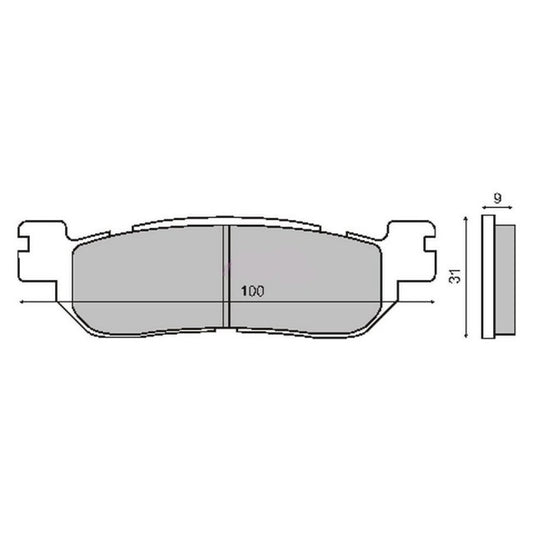 Brake pads Majesty 250 ’99
