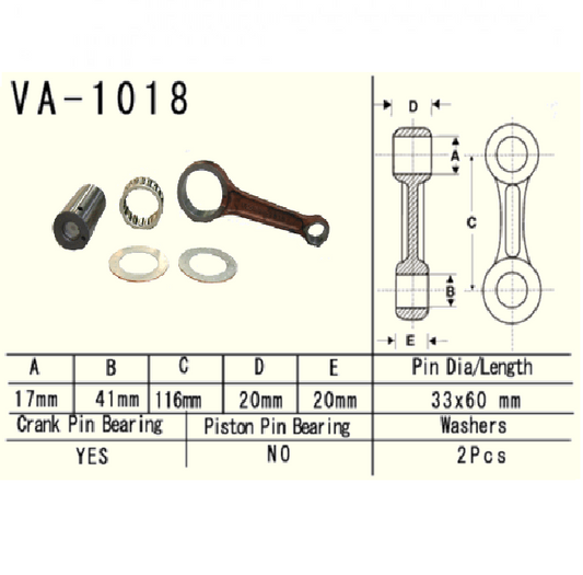 Connecting rod Honda TRX350FM 2000–2006