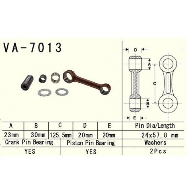 Connecting rod Suzuki RM250