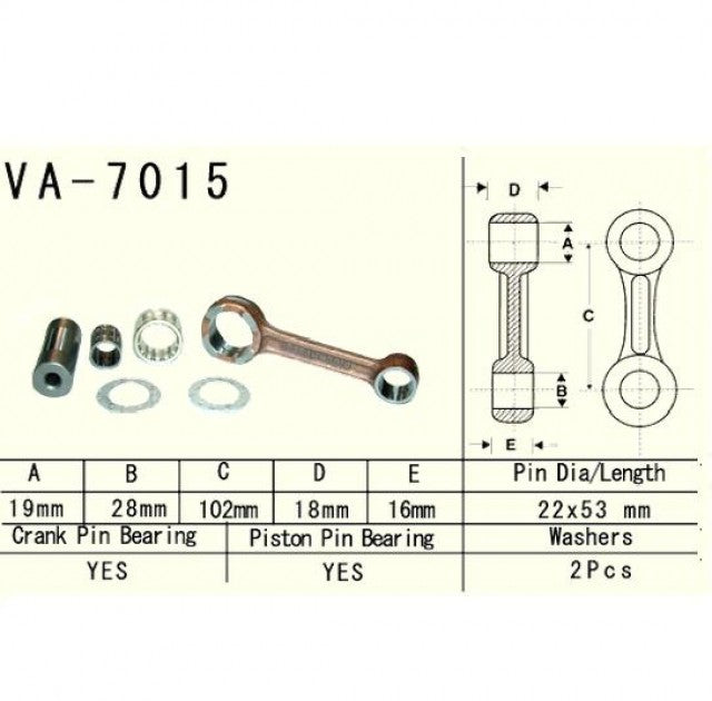 Connecting rod Suzuki RM125 1999–2003
