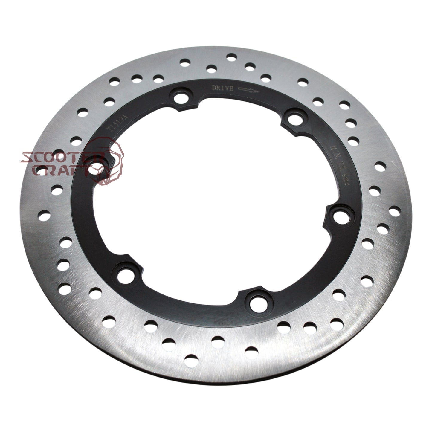 Rear brake disc (rotor) Aeon Urban 125, Elite 400, Benelli Zenzero 350, Quadro 350 S, Qooder QV3 350, genuine