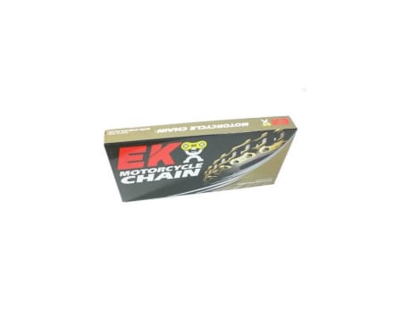 DRIVE CHAIN EK520MVXZ2 124 LINKS QX-RING (UP TO 1000CC) (40KN) (MADE IN JAPAN) (RIVET)