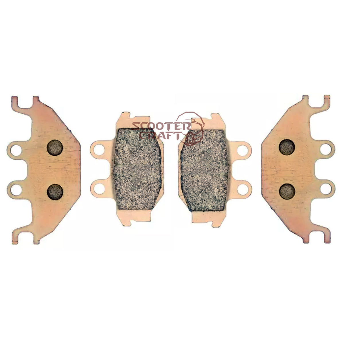 Front brake pads kit Adly ATV 220 S, 280 S, 300 Utility I, 320 U, 400 XS, 500 S, ATV 600, 700 Conquest