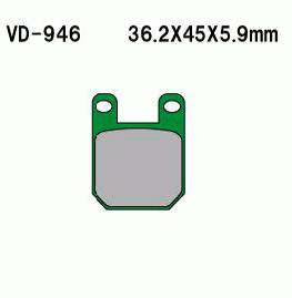 Brake pads RR,Peugeot Brembo calipers
