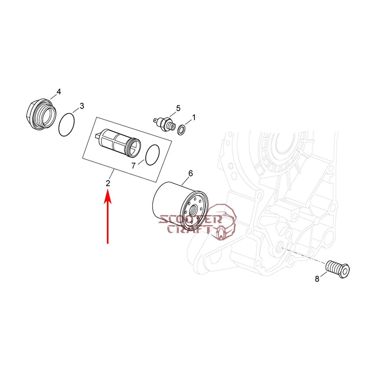 Strainer, oil, (filter gauze) Aprilia Sport City Cube 125, Piaggio Fly 125 4T, X8 200, genuine