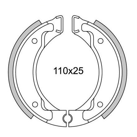 Brake shoes Yamaha Neos 1997