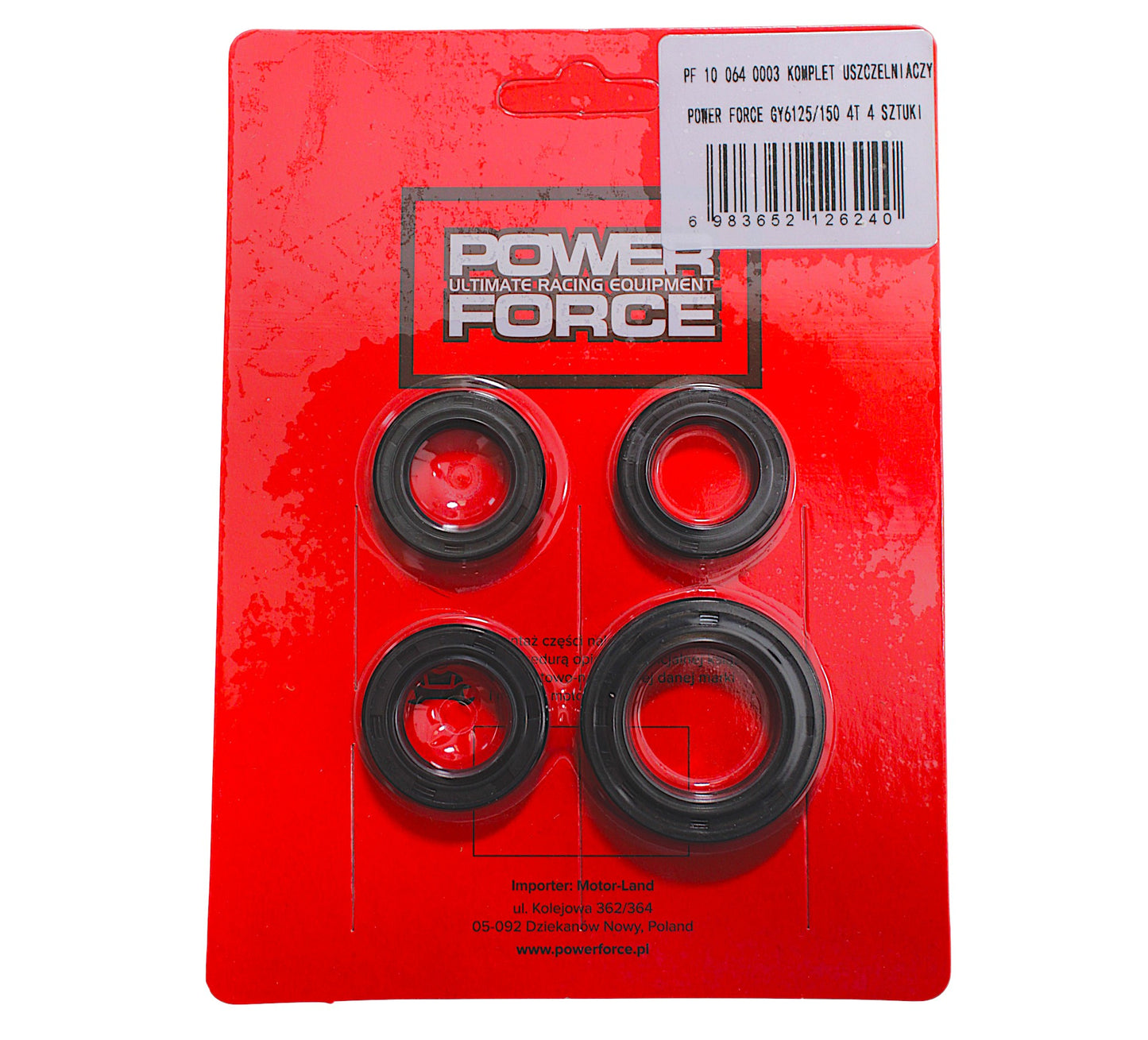 Seal kit GY6 125,150 4T 4 pcs