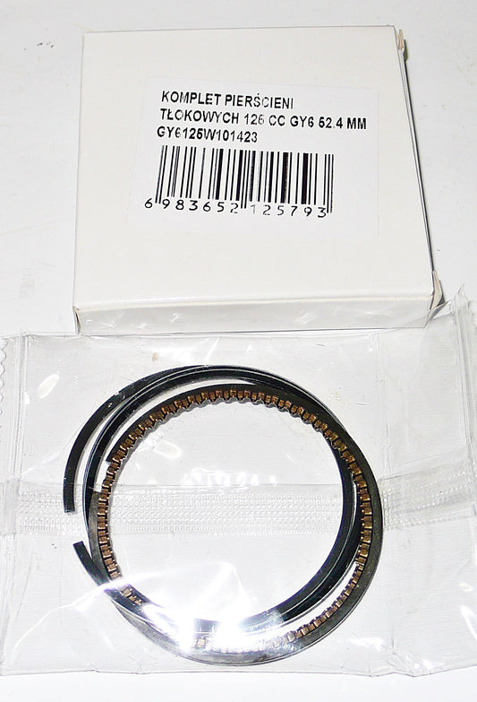 Piston ring set GY6 125 cc 52.4 mm GY6125W101423