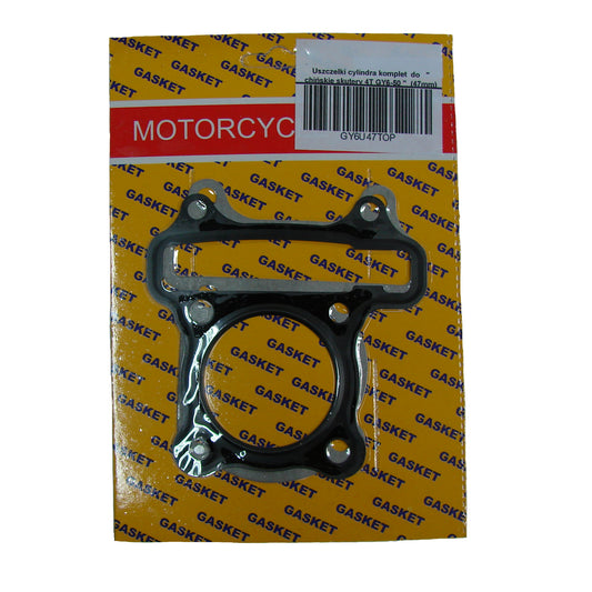 Head and cylinder gaskets GY6 47 mm Agility 4T GY6U47TOP