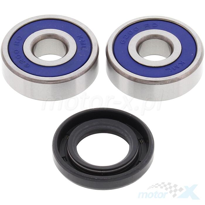 FRONT WHEEL BEARINGS WITH SEALS YAMAHA PW 50 81-22, CY 50 JOG 90-01, QT 50 79-87, SH 50 MINT 89-94, SH 50 RAZZ 89-00, XC 50 VINO CLASSIC 02-05, YJ 50 VINO 01-04, YSR 50 87-92 (25-1159)