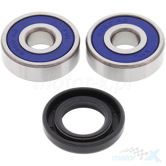 FRONT WHEEL BEARINGS WITH SEALS YAMAHA PW 50 81-22, CY 50 JOG 90-01, QT 50 79-87, SH 50 MINT 89-94, SH 50 RAZZ 89-00, XC 50 VINO CLASSIC 02-05, YJ 50 VINO 01-04, YSR 50 87-92 (25-1159)