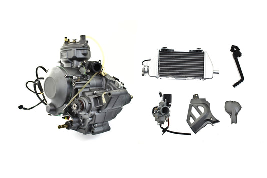 Complete engine 6-speed (AM6) with liquid radiator