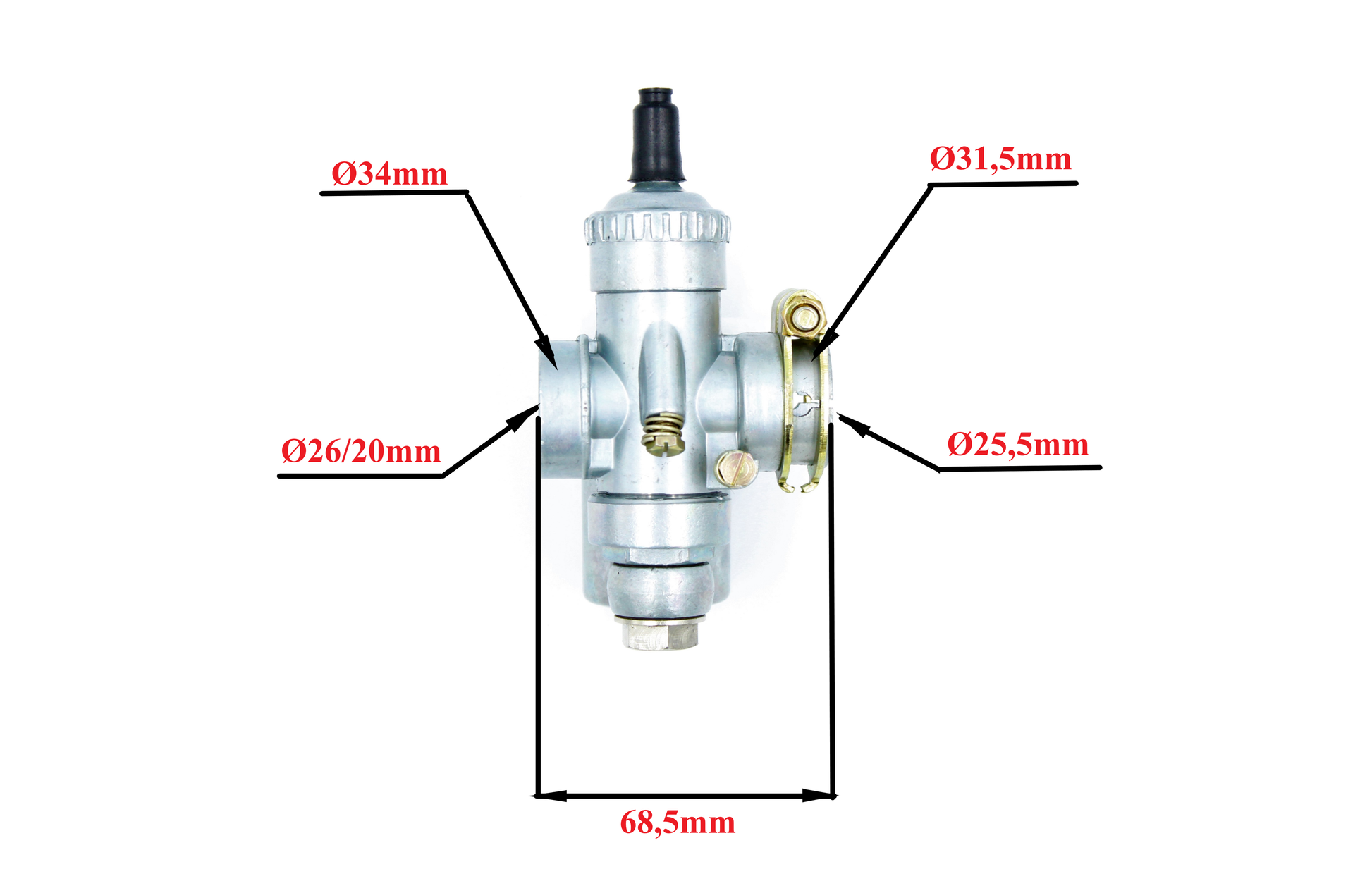 Carburetor WSK 125,WFM,SHL,Osa (G20) GZC000017