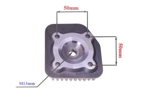 Cast-iron cylinder with head Kymco Vitality,Like,Agility 47 mm 2T