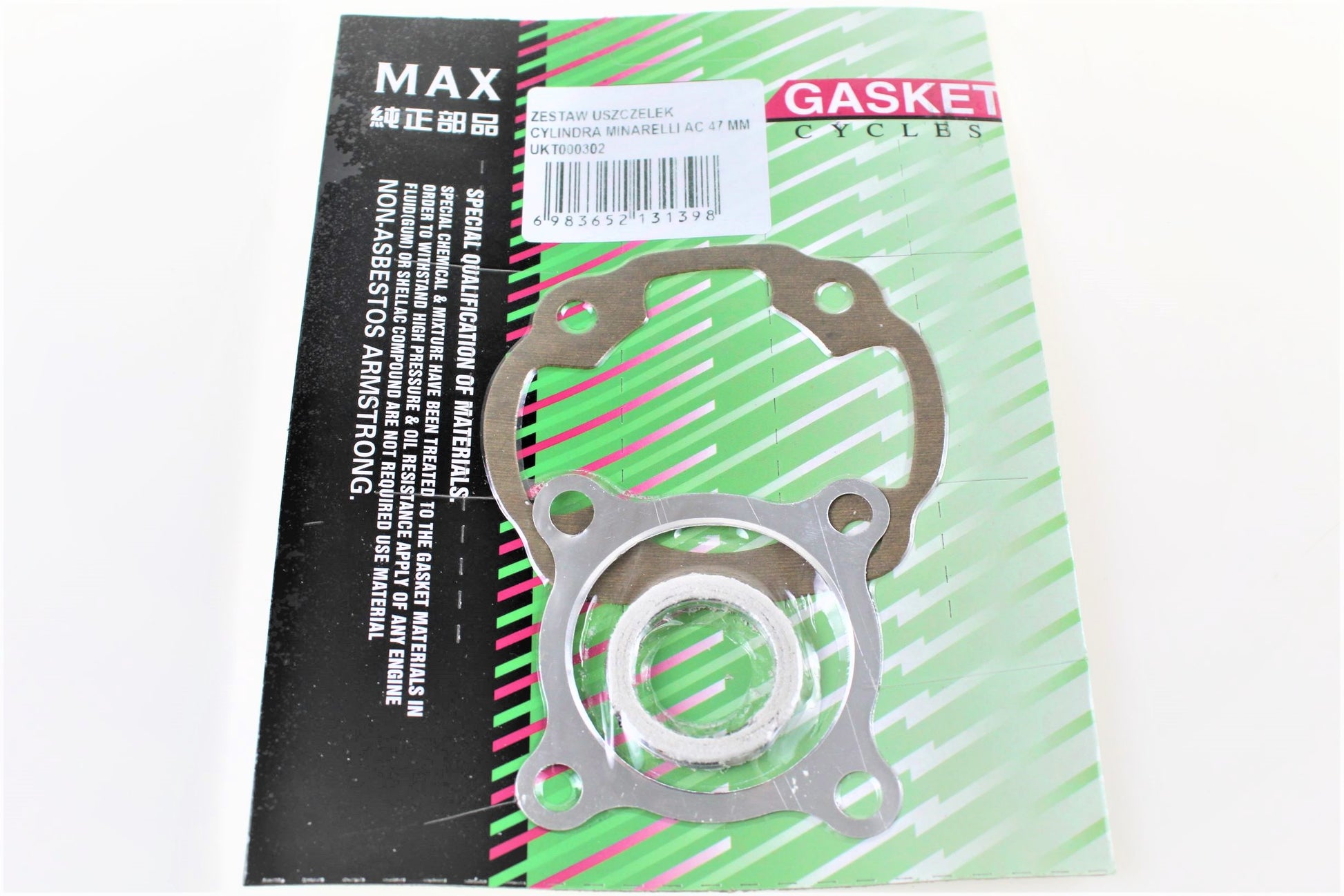Cylinder gasket set Minarelli horizontal A,C 47 mm UKT000302