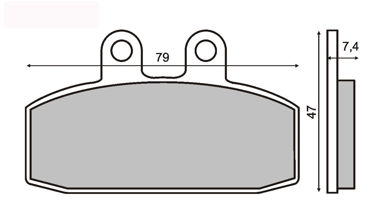Brake pads RMS