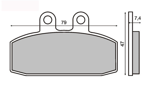 Brake pads RMS