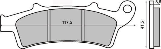 Brake pads Malaguti Madison 250 – 225102670