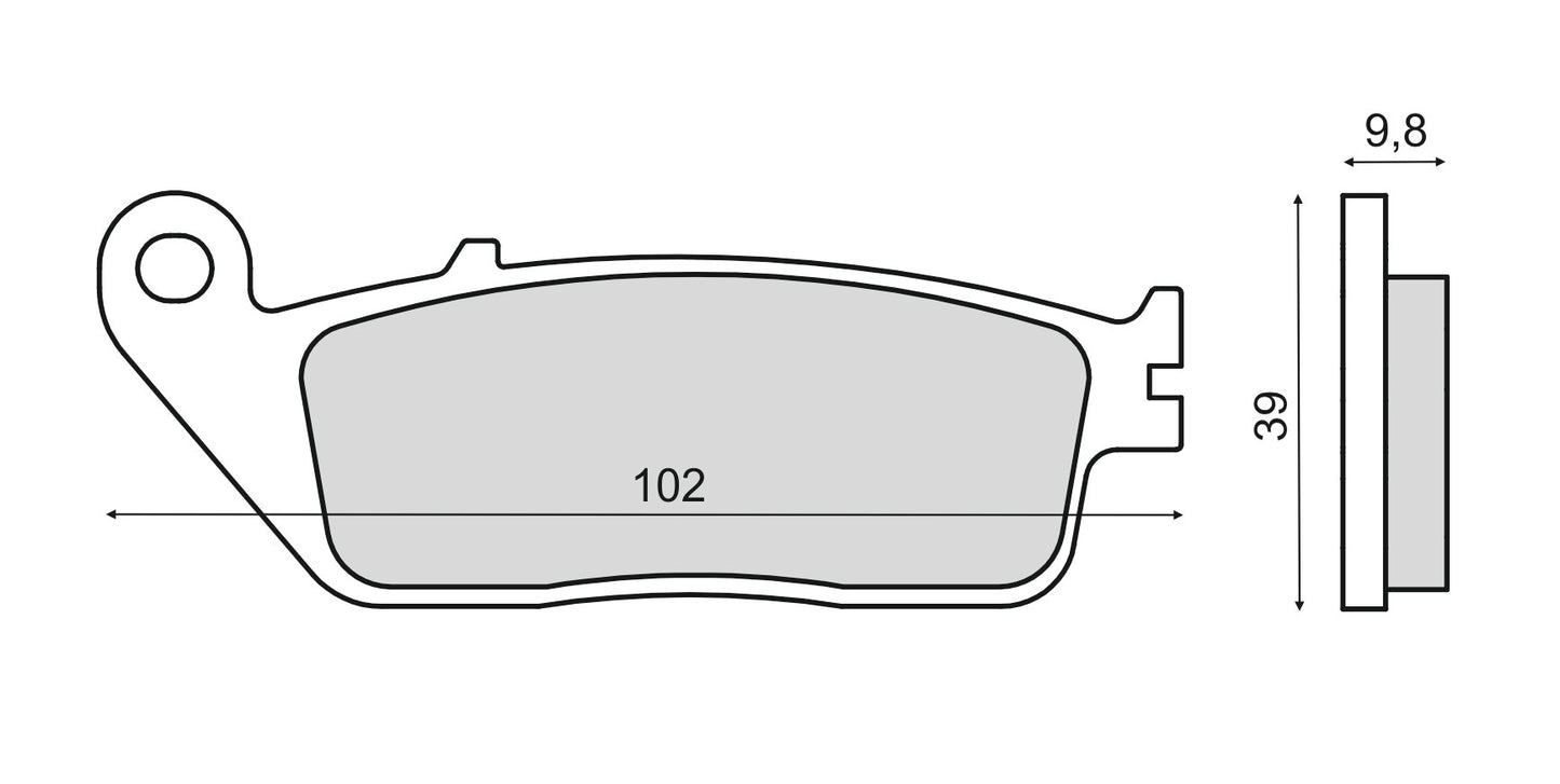 Brake pads Honda Integra 750 – 225102640