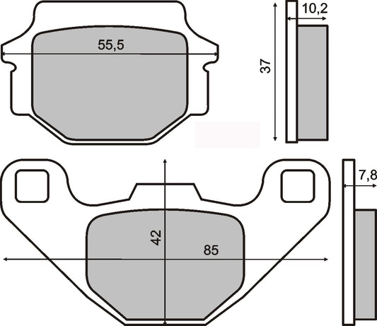 Brake pads Agility City 125
