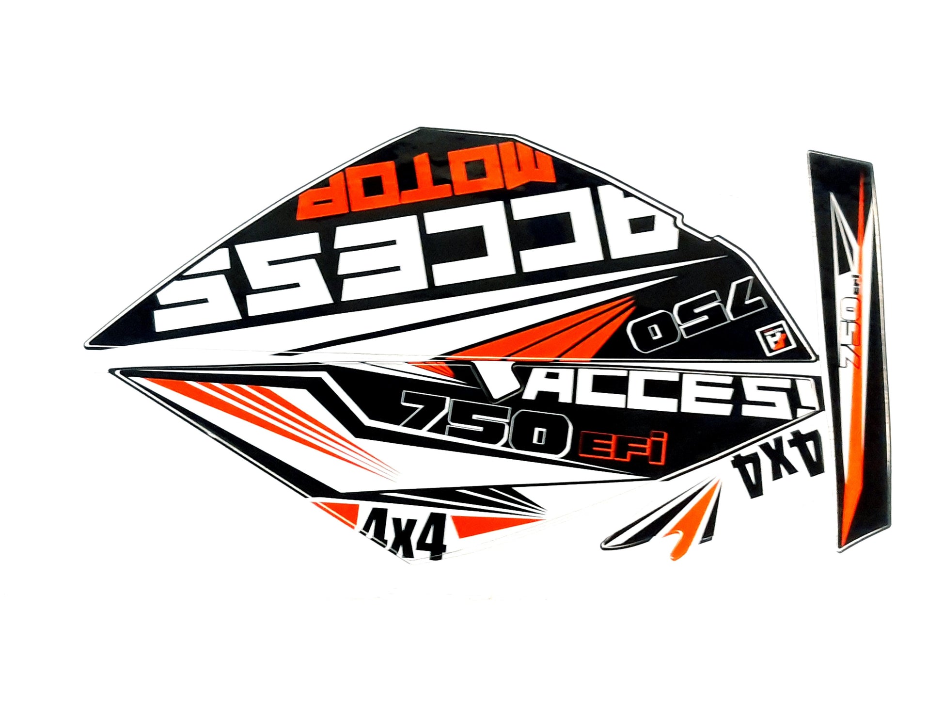 Graphic Sticker BLACK AMX 750 4X4, genuine