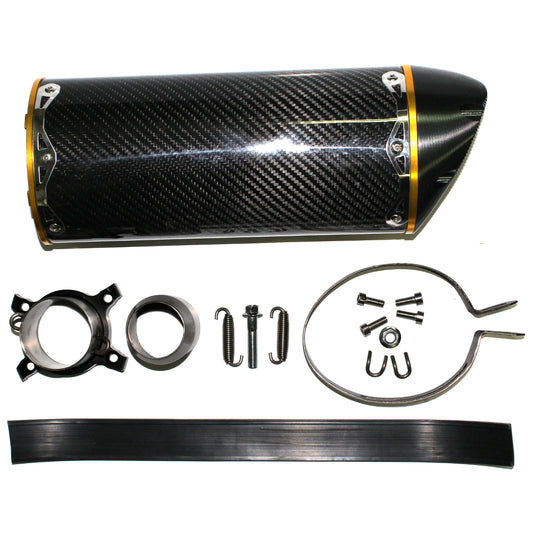 Muffler 63 mm carbon fiber TUTLQ1092
