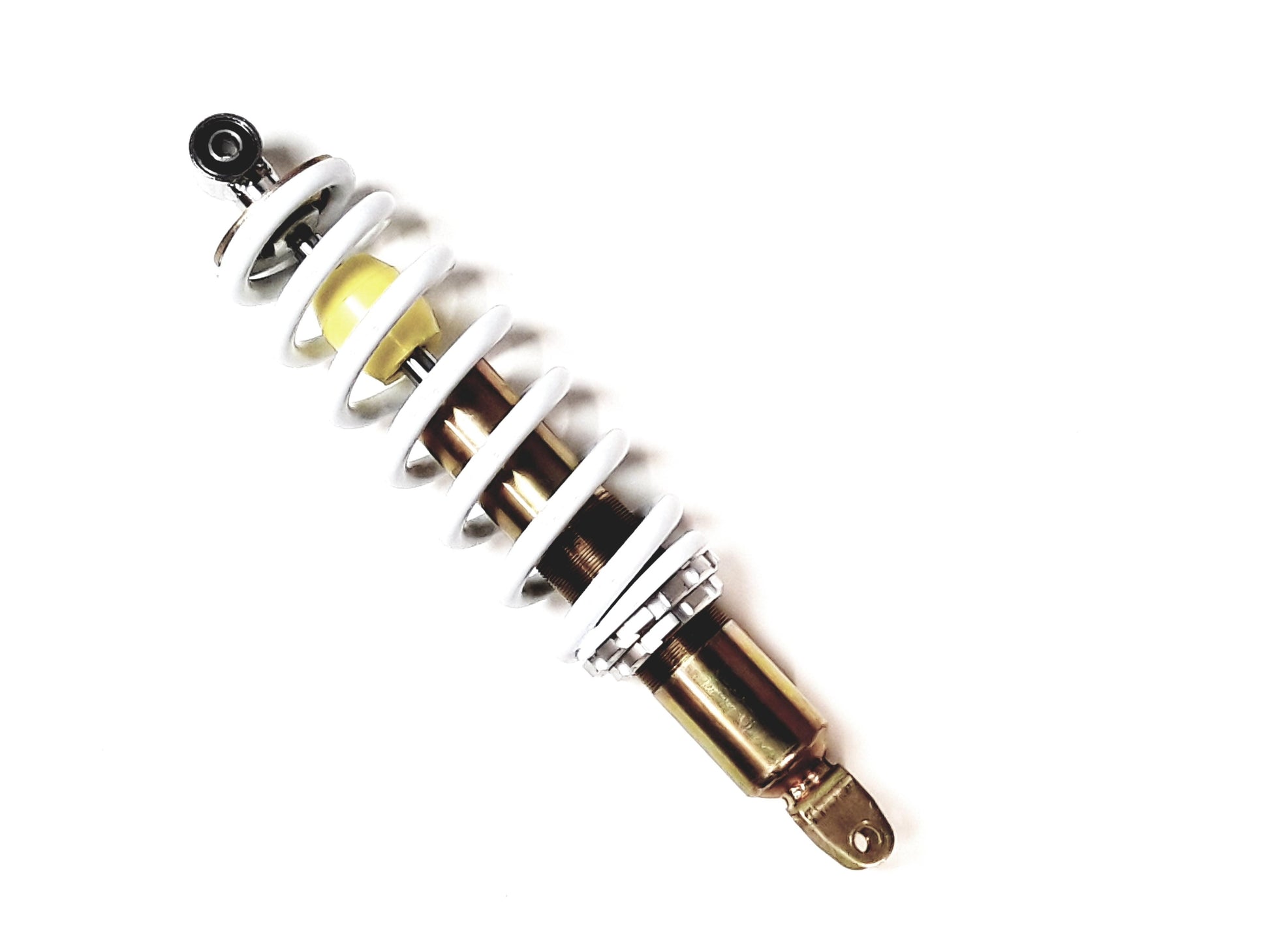 Shock Absorber, Rear white spring, AMS 4.30 SX (Carburetor), AMS 480, 4.38 SX, SMF 450, 490 S/X, Xtreme 490 Enduro, genuine