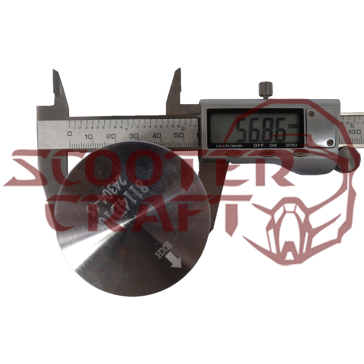 Piston (2‑stroke) Yamaha YZ125 1990–1993 (56.94 mm = +1.00 mm)