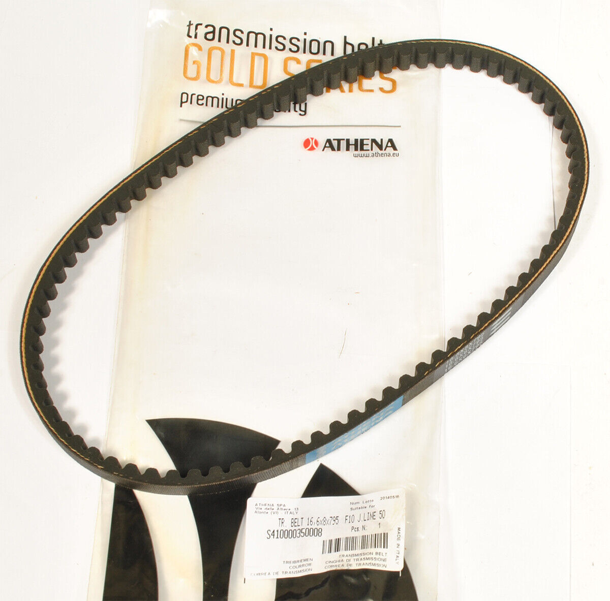 Drive belt (V-belt) 795x16,6 mm, CPI Hussar 50, Keeway F-ACT 50, Yamaha Axis 50