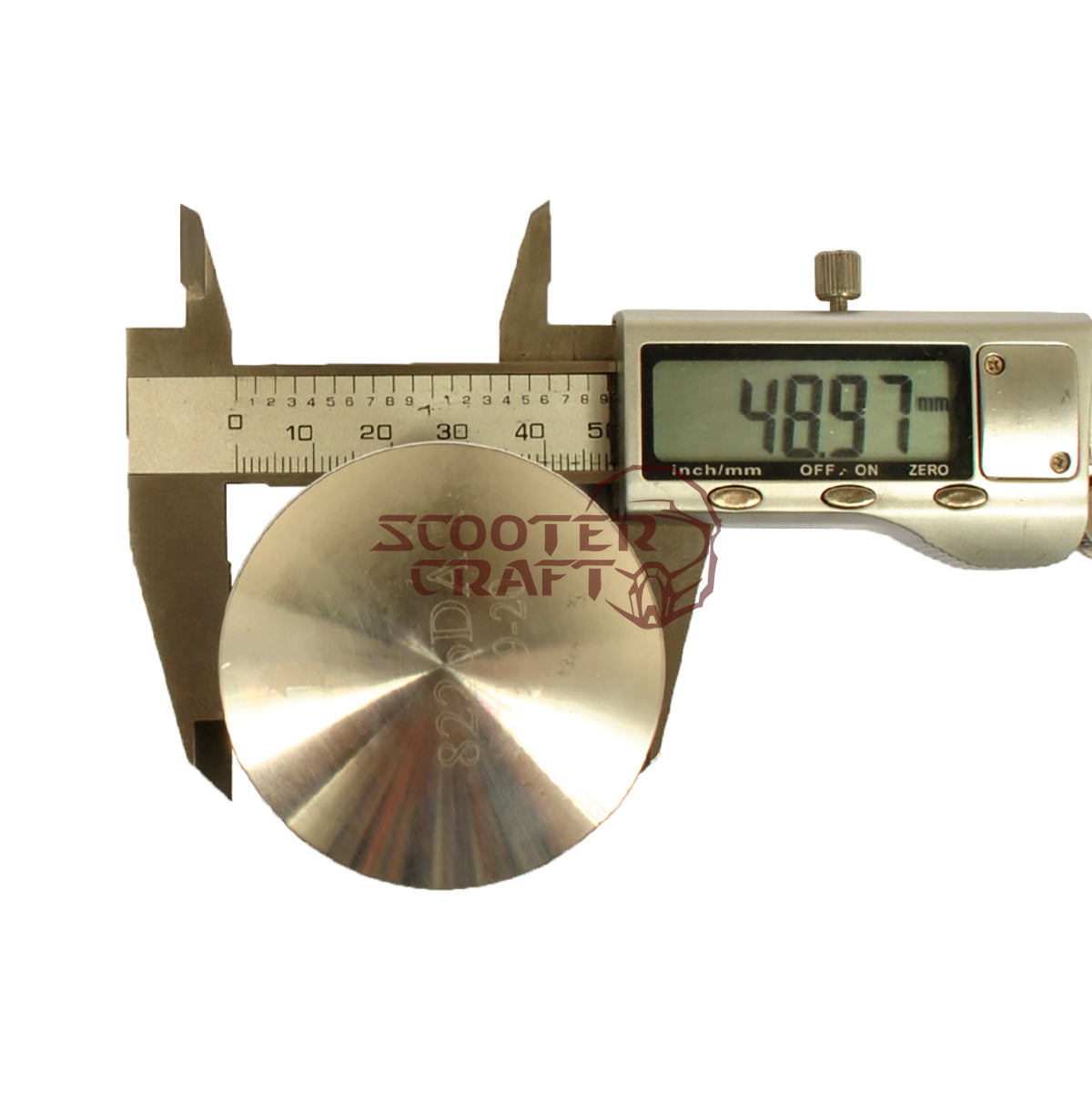 Piston (2‑stroke) DS80 2000, Suzuki RM80 1977–1981 (48.95 mm = standard) wrist‑pin 12 mm