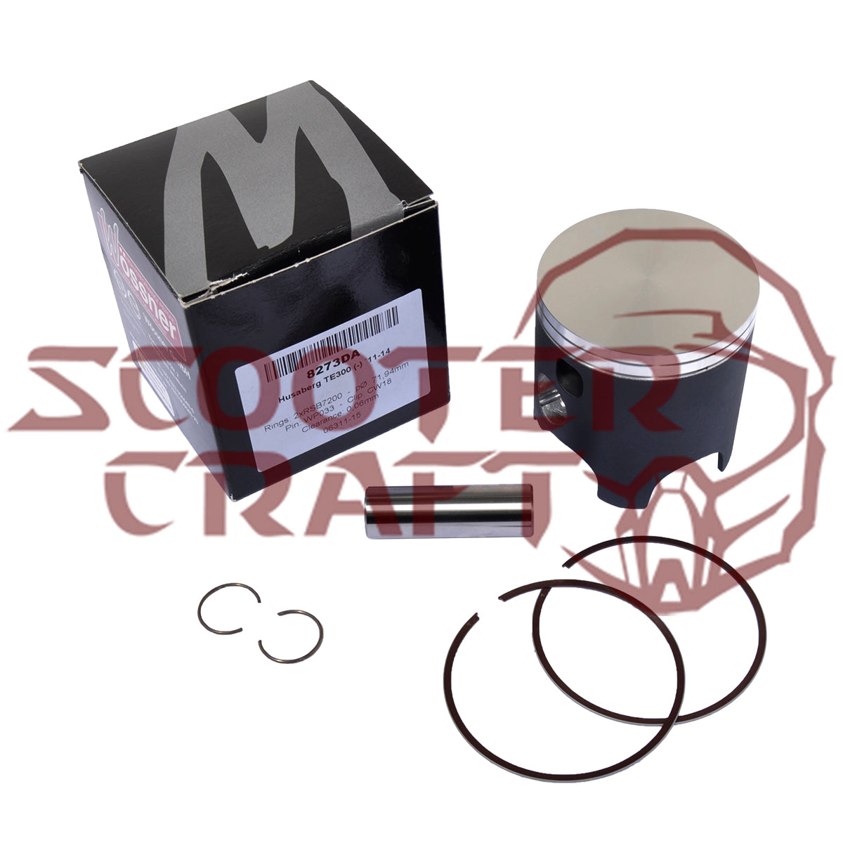 Piston (2‑stroke) Beta 300 RR 2015–2017, Husaberg TE300 2011–2017, KTM EXC300 2004–2017 (71.94 mm)