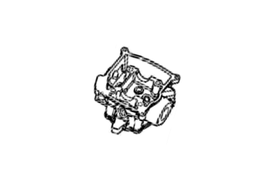 Cylinder head Kymco Maxxer 250, MXU 250 URBAN QUAD, PEOPLE 250 Euro 2, genuine