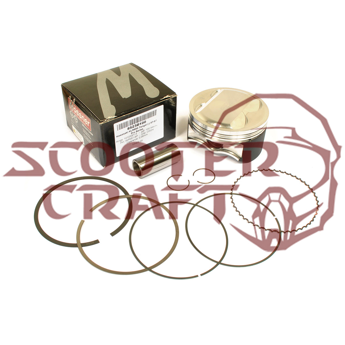 Piston (4‑stroke) Kawasaki KLR650 Tengai 1987–2007 (100.94 mm)